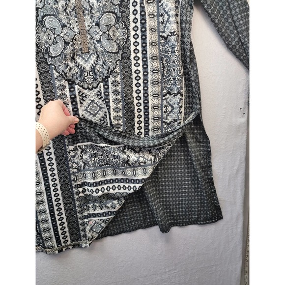 NWOT Roaman’s beaded tunic dress kameez style, SZ 2X - Picture 3 of 7